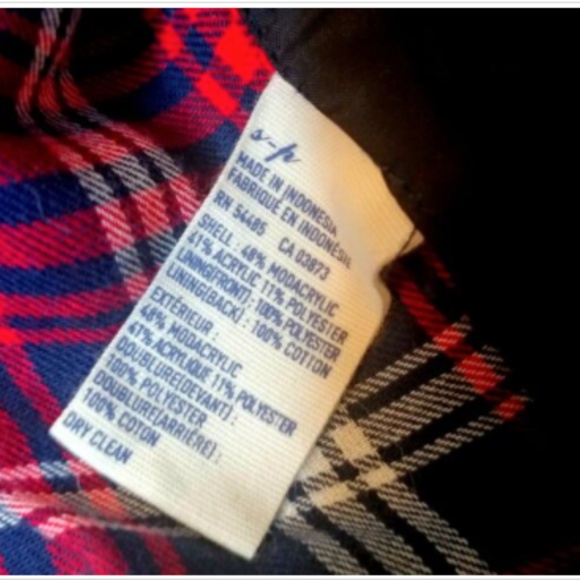 American Eagle Outfitters Faux Fur Vest Small Beige Brown Plaid Lined Open Front - Picture 4 of 4